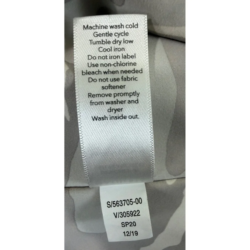 Athleta Elation Tight Grey‎ Leggings Womens Size 1X White Camo